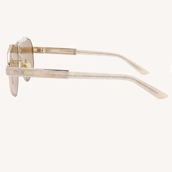 DEZI 6FT Gold Frame Brown Lens Sunglasses - Picture 4 of 5